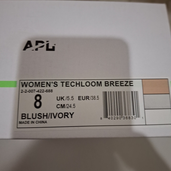 APL TechLoom Breeze Blush Ivory Shoes Size 8 - Picture 5 of 5